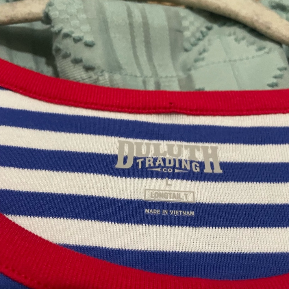 LRG Striped Shirt with Red Accent - Picture 4 of 5